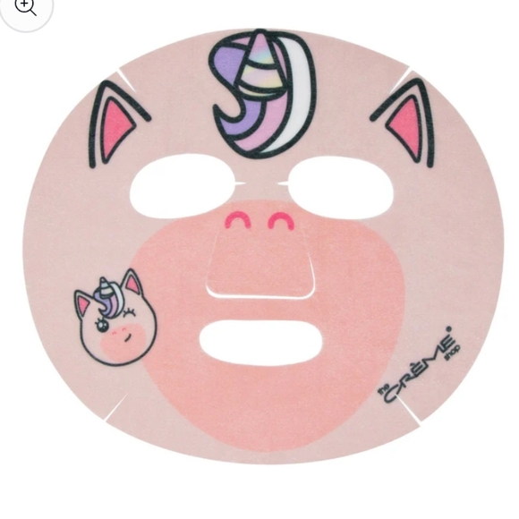 The Creme▪︎ Be Magical, Skin! Animated Rainbow Unicorn Face Mask ▪︎ Pack of 3 - Picture 2 of 3